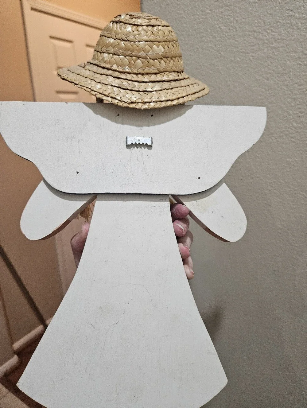 Handcrafted Blue and White Angel Wall Hook
